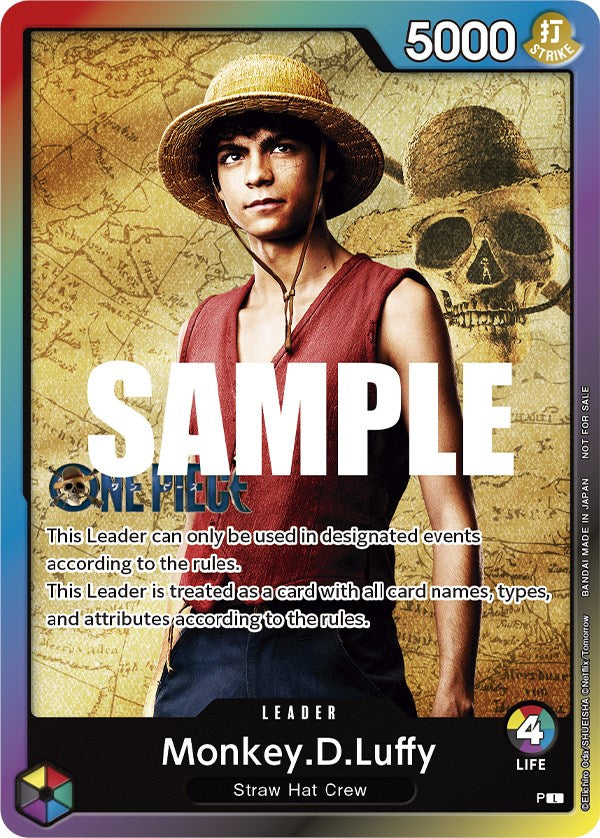 Monkey.D.Luffy (Leader Pack - Live Action) (Sealed Battle 2023 Vol. 1) [Cartes promotionnelles One Piece] 