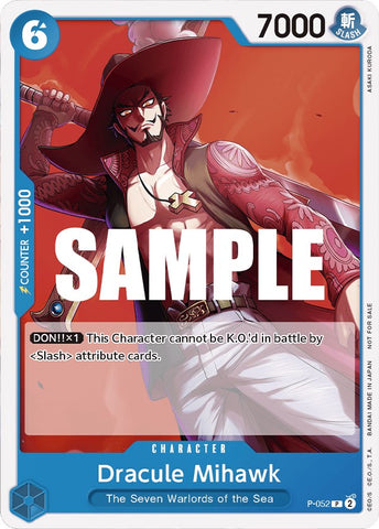 Dracule Mihawk (Kit de combat scellé Vol. 1) [Cartes promotionnelles One Piece] 