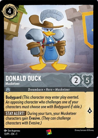 Donald Duck - Mousquetaire (13) [Cartes promotionnelles] 