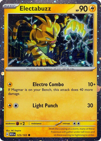 Electabuzz (125/165) (Cosmos Holo) [Cartes diverses] 