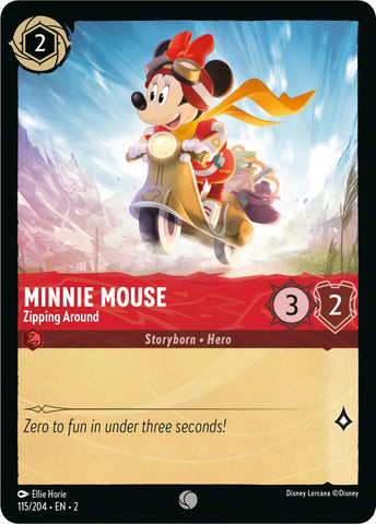 Minnie Mouse - Zipping Around (115/204) [Rise of the Floodborn] 