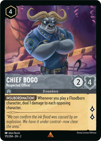 Chef Bogo - Officier respecté (175/204) [Rise of the Floodborn] 