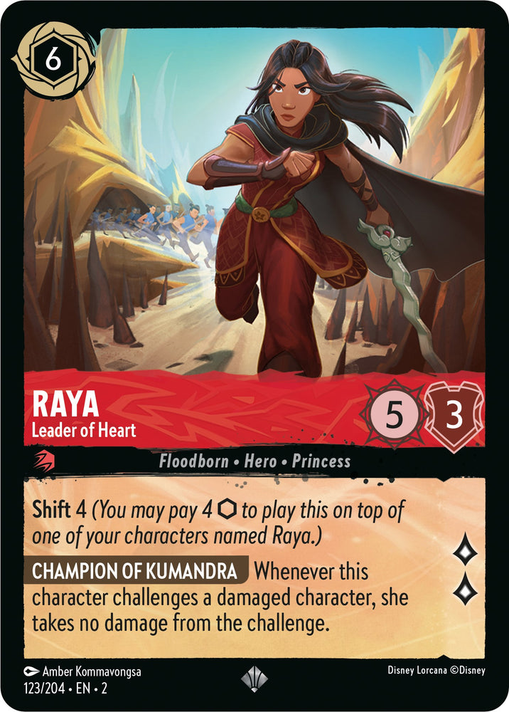 Raya - Leader de cœur (123/204) [Rise of the Floodborn] 