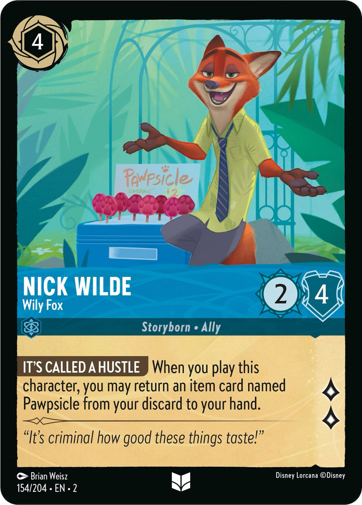 Nick Wilde - Wily Fox (154/204) [Rise of the Floodborn] 