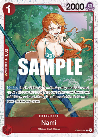 Nami (OP01-016) (Ultra Deck : Les Trois Capitaines) [Cartes promotionnelles One Piece] 