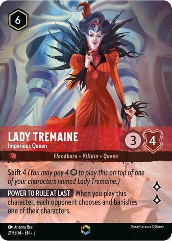 Lady Tremaine - Imperious Queen (Art alternatif) (211/204) [Rise of the Floodborn] 