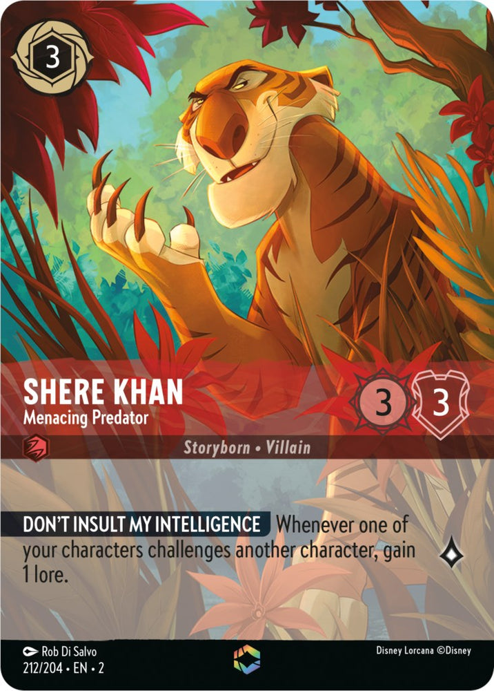 Shere Khan - Prédateur menaçant (Art alternatif) (212/204) [Rise of the Floodborn] 