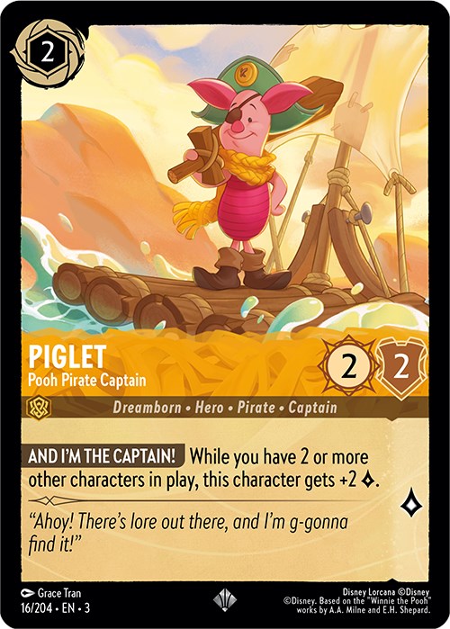 Porcinet - Pooh Pirate Captain (16/204) [Dans les Inklands] 