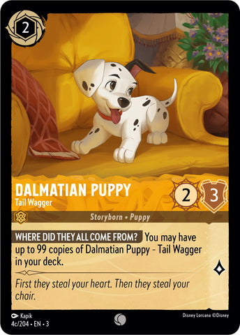 Chiot dalmatien - Queue Wagger (4c) (4c/204) [Dans les Inklands] 