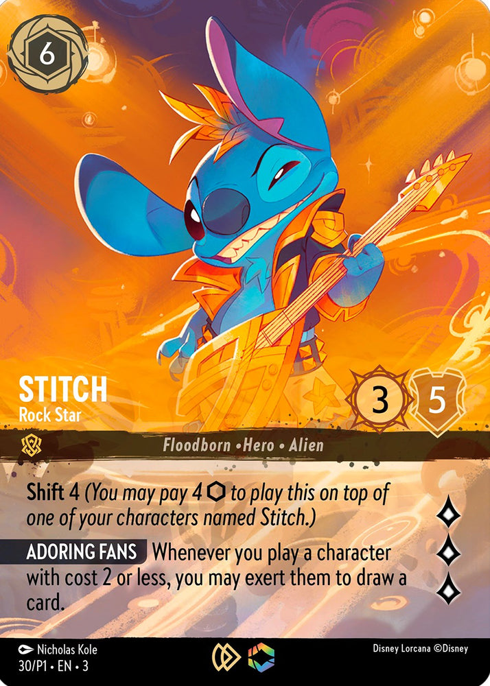 Stitch - Rock Star (Championnat de magasin) (30) [Cartes promotionnelles] 