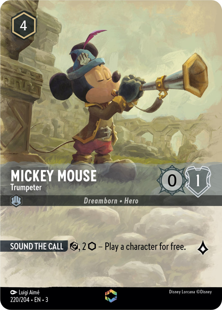 Mickey Mouse -Trumpeter (Art alternatif) (220/204) [Dans les Inklands] 