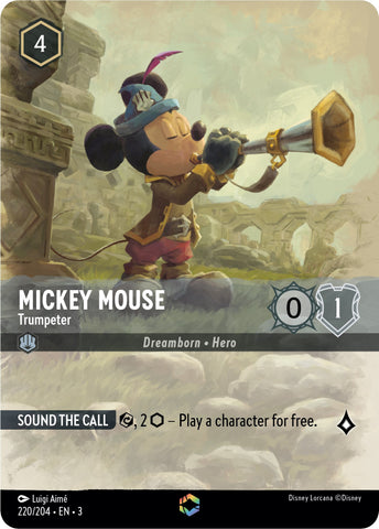 Mickey Mouse -Trumpeter (Art alternatif) (220/204) [Dans les Inklands] 