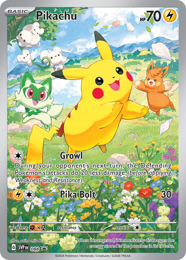 Pikachu (088) [Écarlate et Violet : Promos Black Star] 