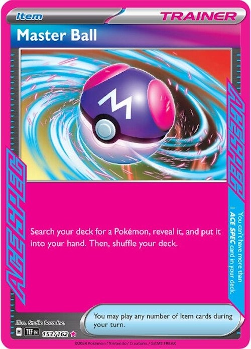 Master Ball (153/162) [Écarlate et Violet : Forces Temporelles] 