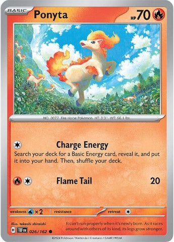 Ponyta (026/162) [Écarlate et Violet : Forces Temporelles] 