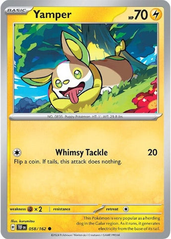 Yamper (058/162) [Écarlate et Violet : Forces Temporelles] 