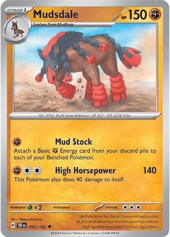 Mudsdale (092/162) [Écarlate et Violet : Forces Temporelles] 