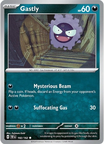 Gastly (102/162) [Écarlate et Violet : Forces Temporelles] 