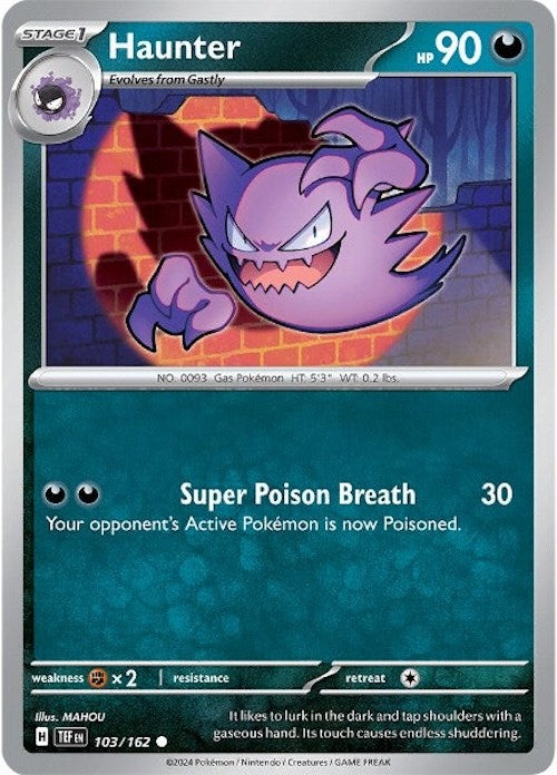 Haunter (103/162) [Écarlate et Violet : Forces Temporelles] 