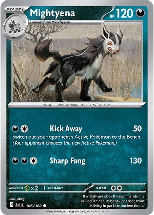 Mightyena (106/162) [Écarlate et Violet : Forces Temporelles] 