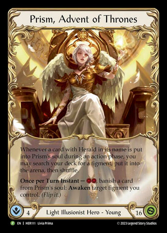 Prisme, Advent of Thrones [HER111] (Promo) Rainbow Foil 