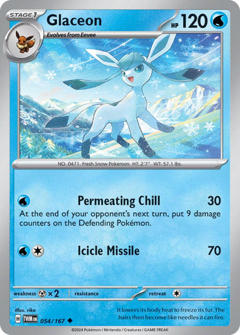 Glaceon (054/167) [Écarlate et Violet : Mascarade du Crépuscule] 