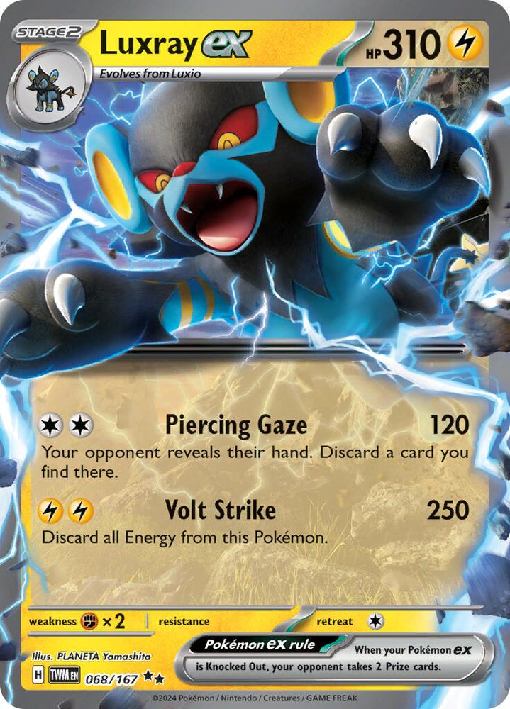 Luxray ex (068/167) [Scarlet &amp; Violet : Twilight Masquerade] 