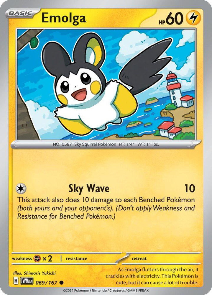 Emolga (069/167) [Écarlate et Violet : Mascarade du Crépuscule] 