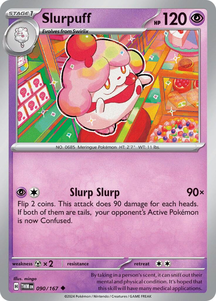 Slurpuff (090/167) [Écarlate et Violet : Mascarade du Crépuscule] 