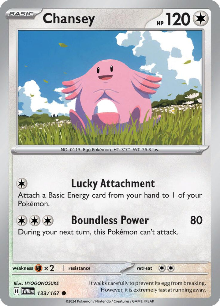 Chansey (133/167) [Écarlate et Violet : Masquerade du Crépuscule] 