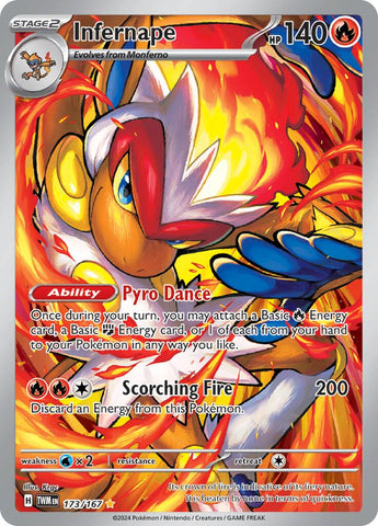 Infernape (173/167) [Écarlate et Violet : Masquerade du Crépuscule] 