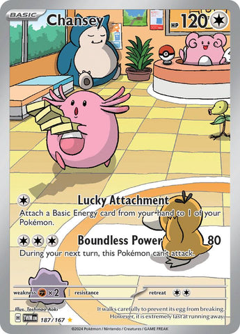 Chansey (187/167) [Écarlate et Violet : Masquerade du Crépuscule] 