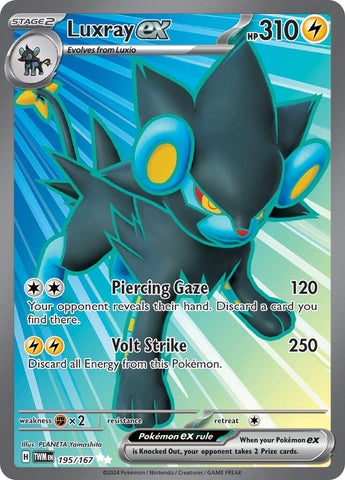 Luxray ex (195/167) [Scarlet &amp; Violet : Twilight Masquerade] 