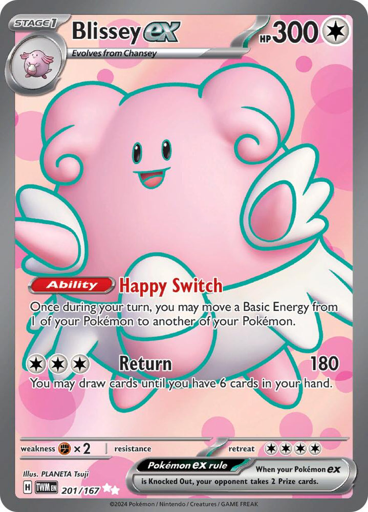 Blissey ex (201/167) [Scarlet &amp; Violet : Twilight Masquerade] 