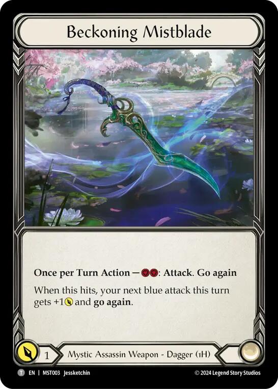 Beckoning Mistblade // Bouclier spectral [MST003//MST158] (Partie du Mistveil) 