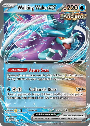 Walking Wake ex (127) [Scarlet &amp; Violet: Black Star Promos] 