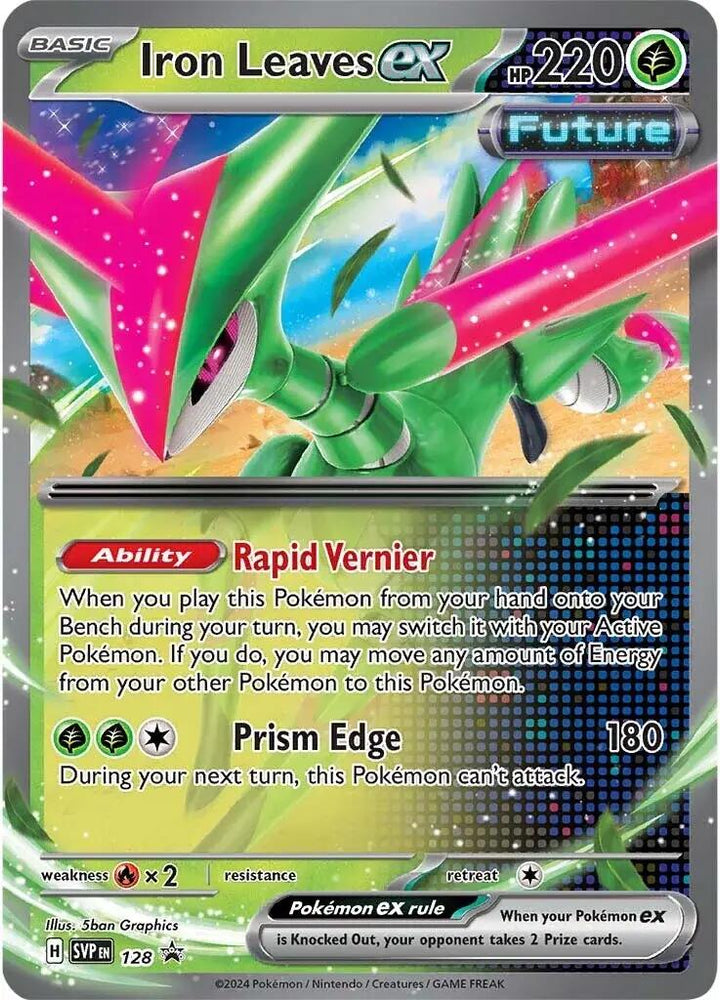 Iron Leaves ex (128) [Scarlet & Violet: Black Star Promos]