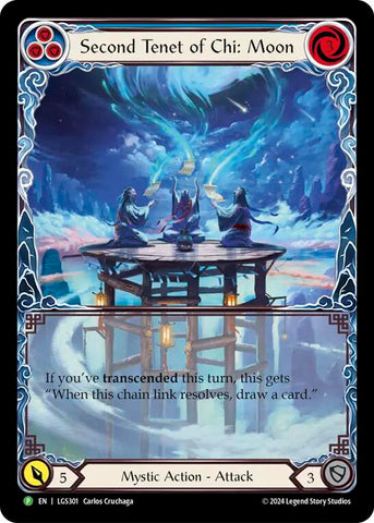 Deuxième principe du Chi : Lune [LGS301] (Promo) Rainbow Foil 