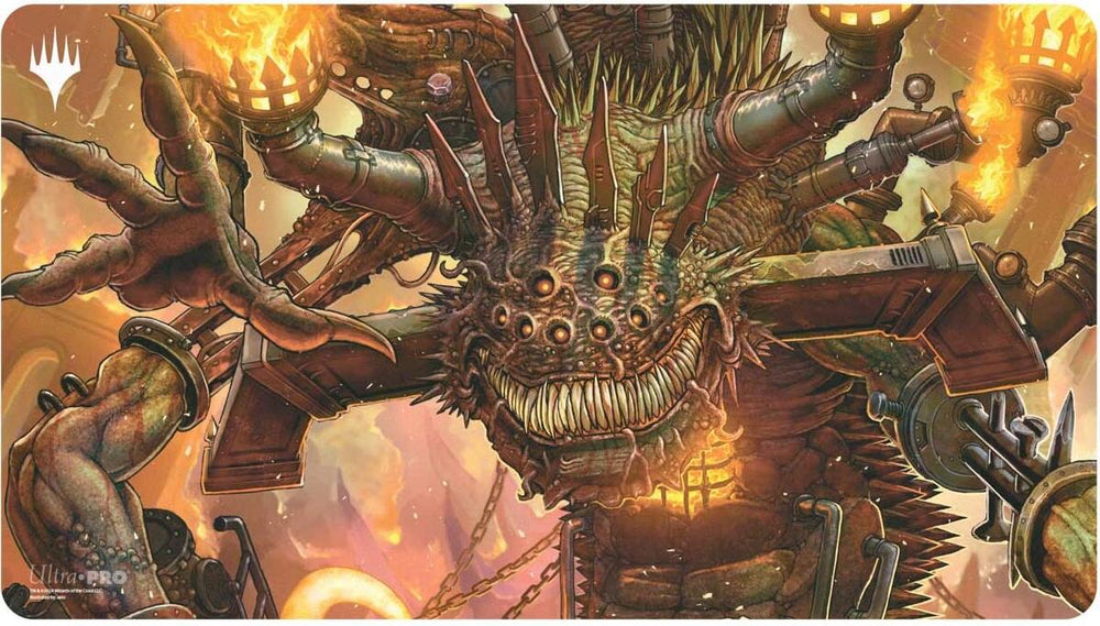 Ultra PRO: Playmat - Duskmourn (Mythic Cycle Red - Overlord of the Boilerbilges)