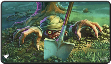 Ultra PRO: Black Stitched Playmat - Duskmourn (Special Guest - Guest Artist 1 - Exhume)