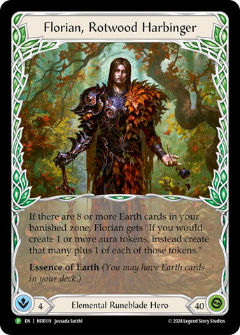 Florian, Rotwood Harbinger - HER119 [HER119] (Promo)  Rainbow Foil