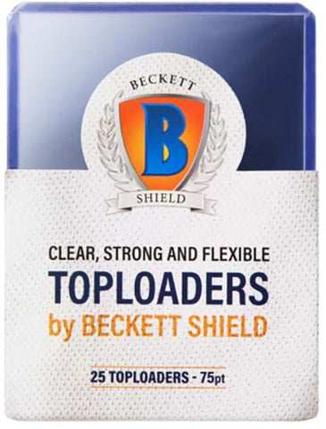 Beckett Shield: Toploader - Standard 75pt (25-Pack)