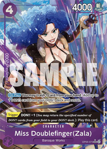 Miss Doublefinger(Zala) (Full Art) [Premium Booster -The Best-]