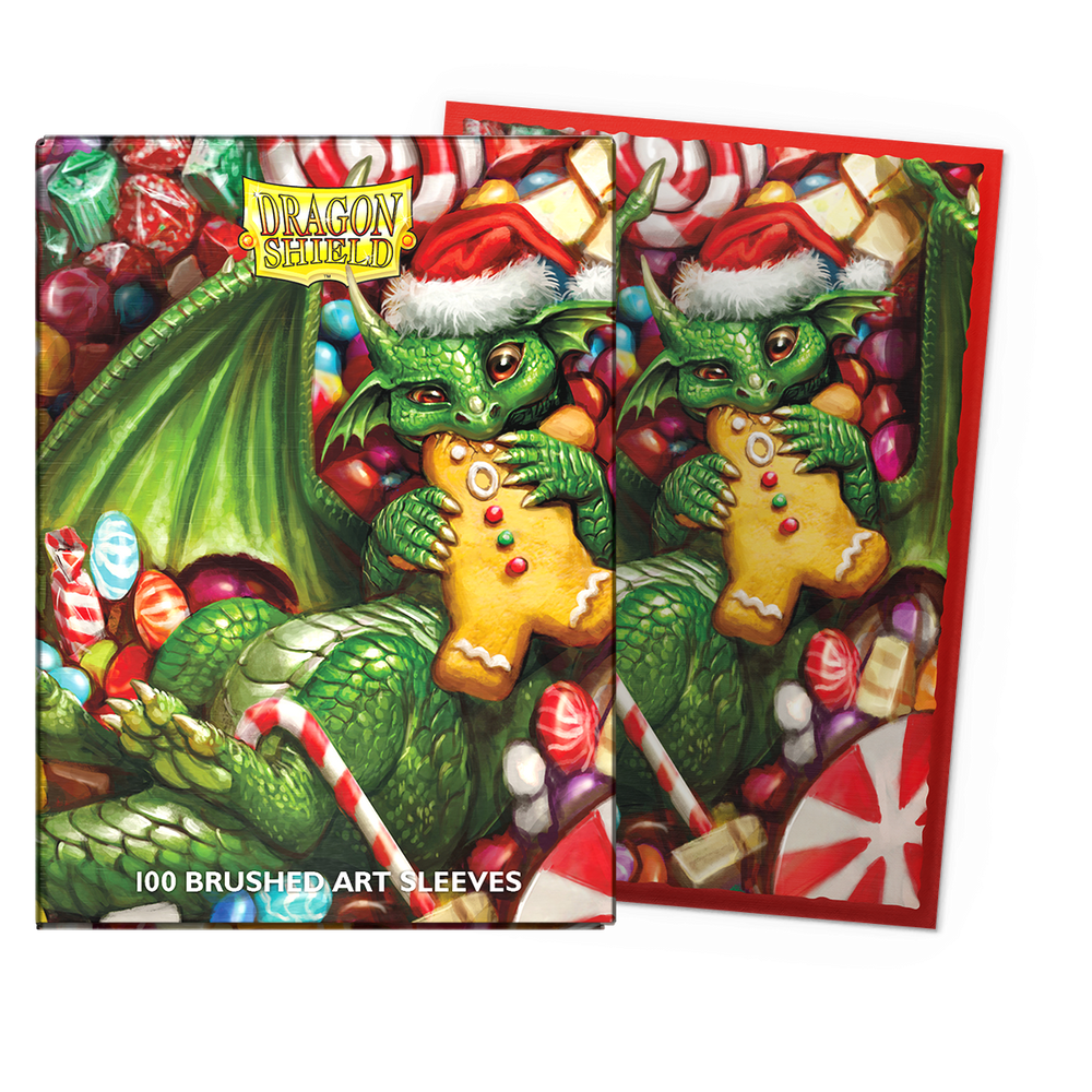 Dragon Shield: Standard 100ct Brushed Art Sleeves - Christmas 2024