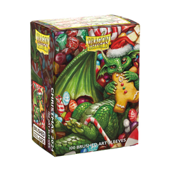 Dragon Shield: Standard 100ct Brushed Art Sleeves - Christmas 2024