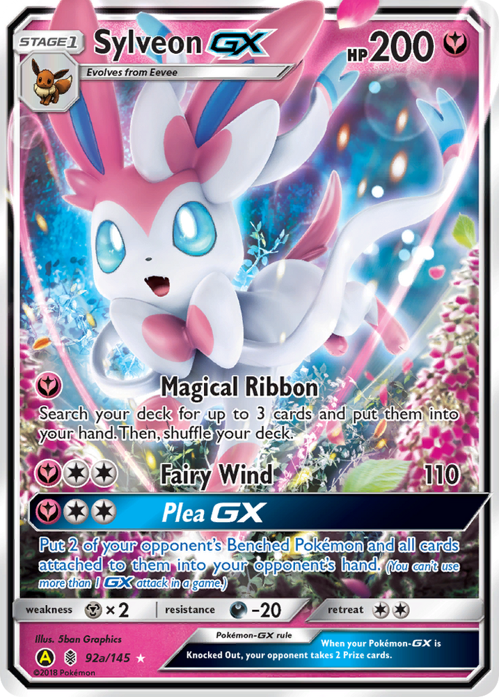 Sylveon GX (92a/145) [Promotions artistiques alternatives] 