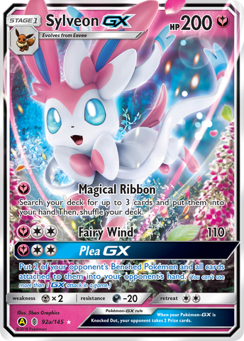 Sylveon GX (92a/145) [Promotions artistiques alternatives] 