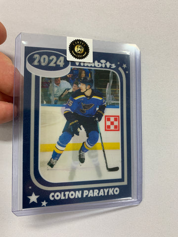 2024-25 UD Tim Hortons TIMBITS TO NHL COLTON PARAYKO 3D Insert Hockey Card #1999