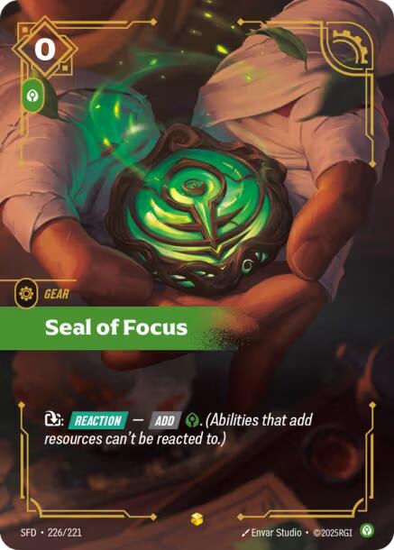 Seal of Focus (Overnumbered)