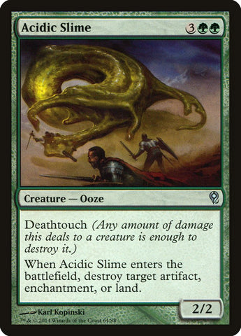 Acidic Slime [Duel Decks : Jace contre Vraska] 